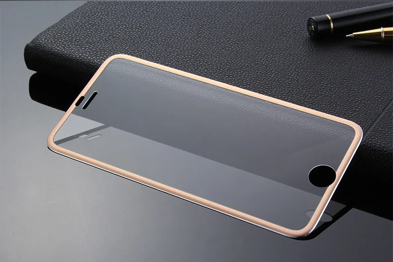 10 шт 3D полное покрытие Защитное стекло для iphone 6 6s 7 8 plus x Алюминиевый сплав защита