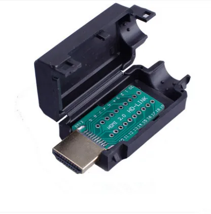 1 шт. YT370 Высокое Разрешение HDMI разъем штепсельный клеммный блок Hd линейный шарнир мужской головкой винт или сварки - Цвет: Оранжевый