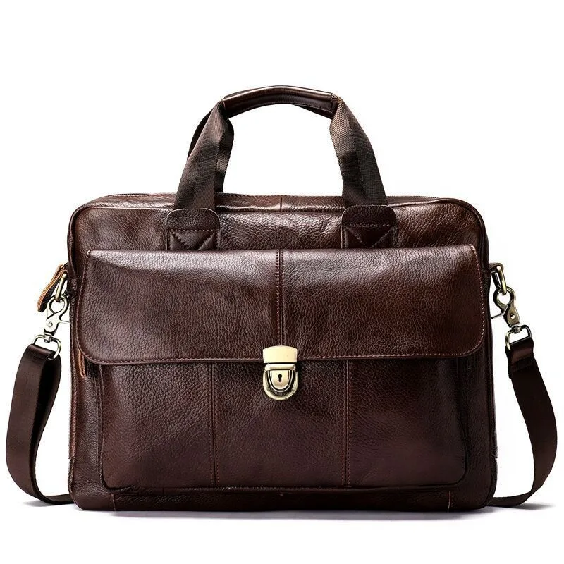 Man Business Laptop Bag For Men Briefcases Leather Bags Men's Briefcase Bag Men's Genuine Leather Bags Male Man Business Laptop Bag For Men Briefcases Leather Bags Men's Briefcase Bag Men's Genuine Leather Bags Male