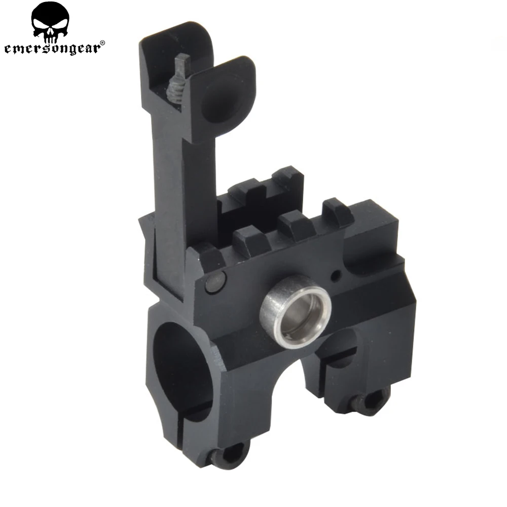EMERSONGEAR bloc de gaz à pince tactique avec visée frontale pliante CNC fer usiné en aluminium pour accessoires M4/M16 Airsoft AEG|Holsters| | -