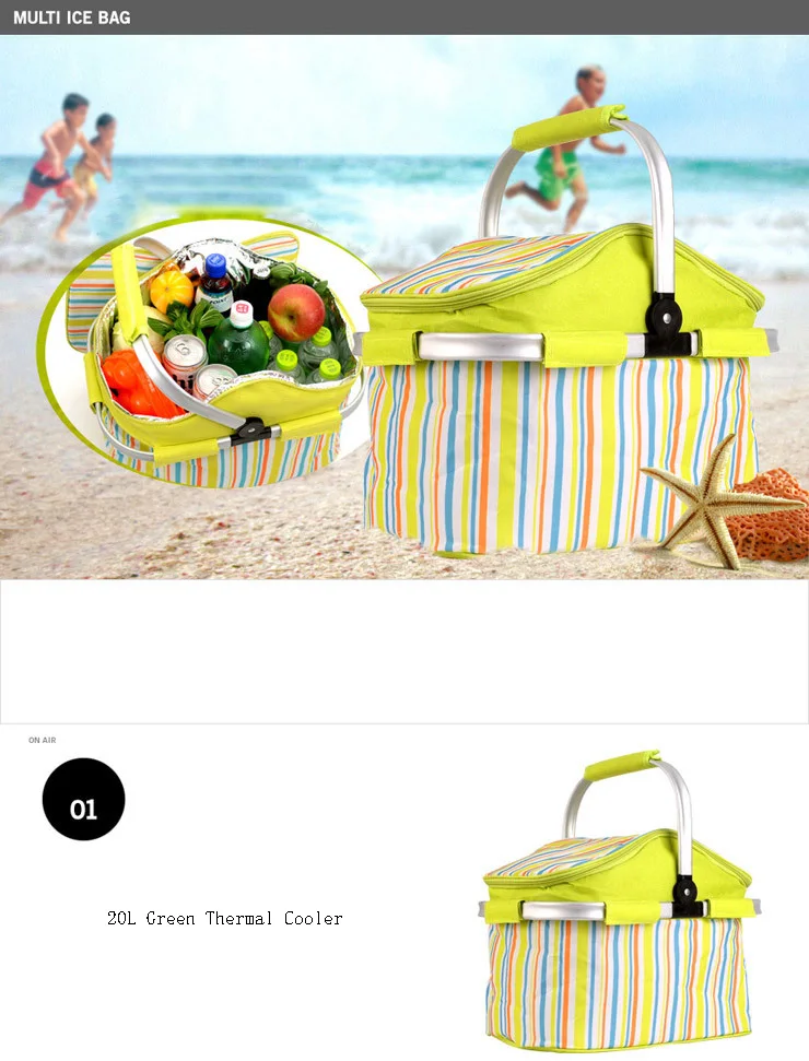 Outdoor Picnic Basket Picnic Bag (15)