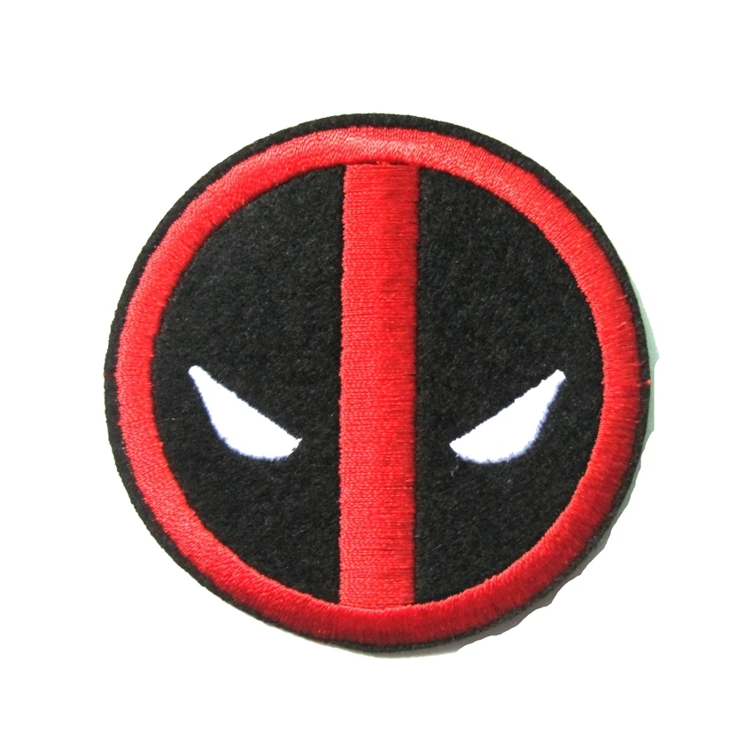 

2018 Real Stickers Patches For Clothing 2pcs Cartoon Movie Logo Hero Character Face Mask Iron-on Applique Patch Perfect