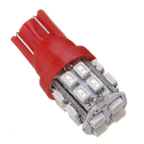 

2 x T10 3528 192 194 168 501 Ultra Red 20 SMD LED Wedge Side Light Bulb