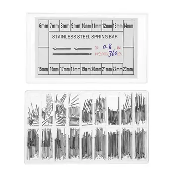 

1 Set Watch Pins 0.8mm Diameter Stainless Steel Repair Tools Watch Strap Pin Accessories Multi Sizes Watchmaker Professional