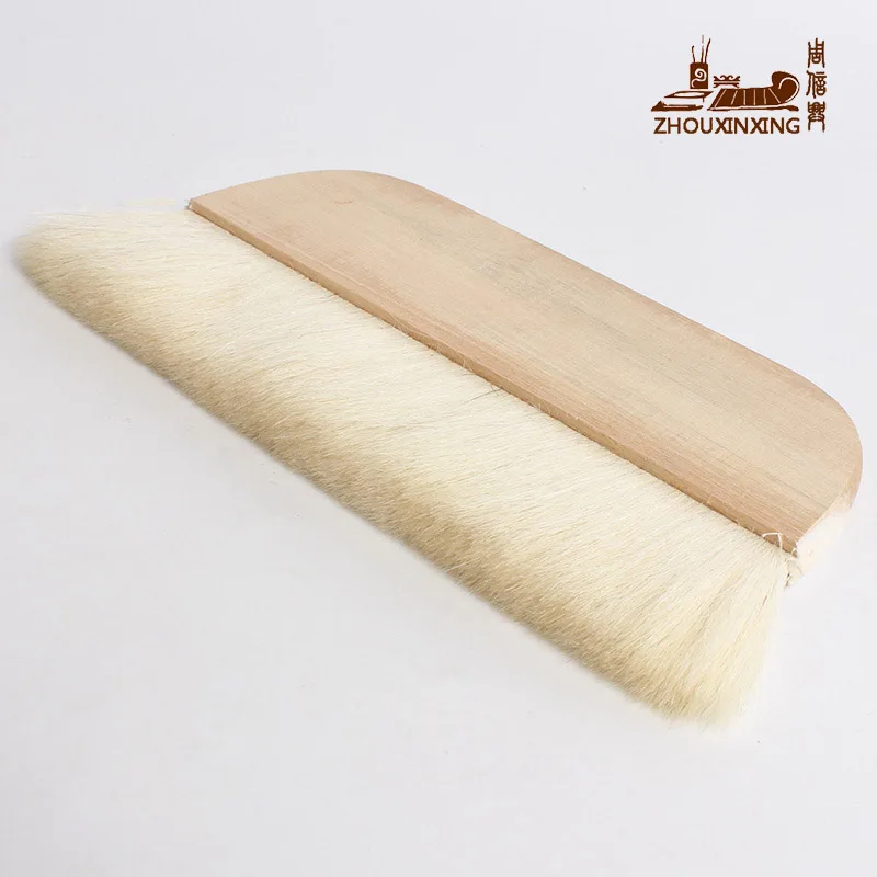 Grand pinceau pour peinture murale, 8/10/12/14/18 pouces, accents les  rangées, brosse d'art, brosse de nettoyage en bois, brosse de peinture  acrylique, fournitures d'art - AliExpress