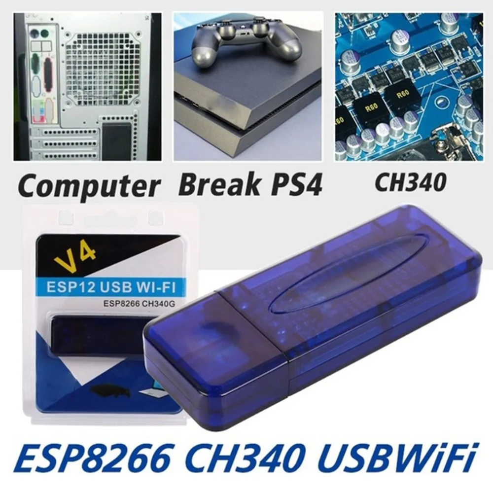 Для PS4 WiFi ESP8266 CH340 чип USB беспроводной модуль совместимый Nodemcu для Arduino Горячий