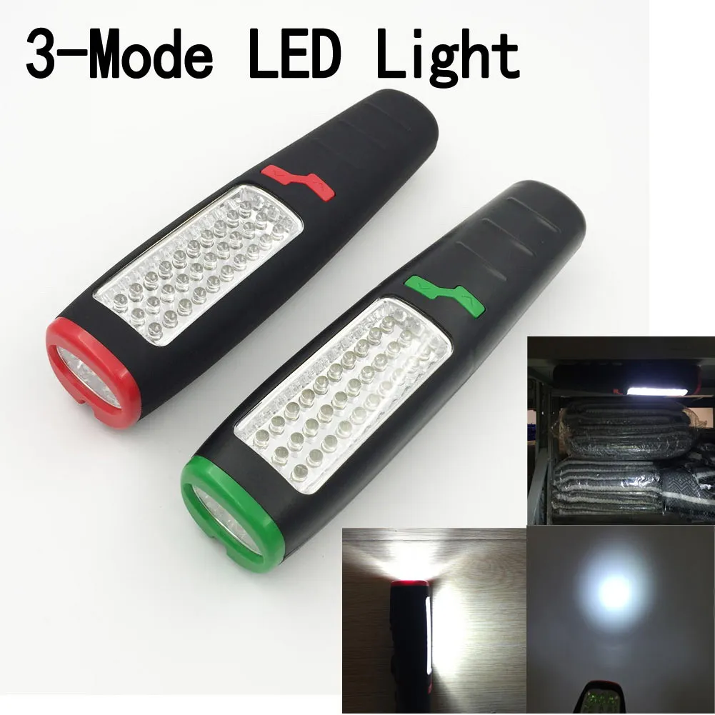 Mini Magnetic Portable 7 30 37 LED Torch Inspection Work Light Lamp Waterproof LED Flashlight LED