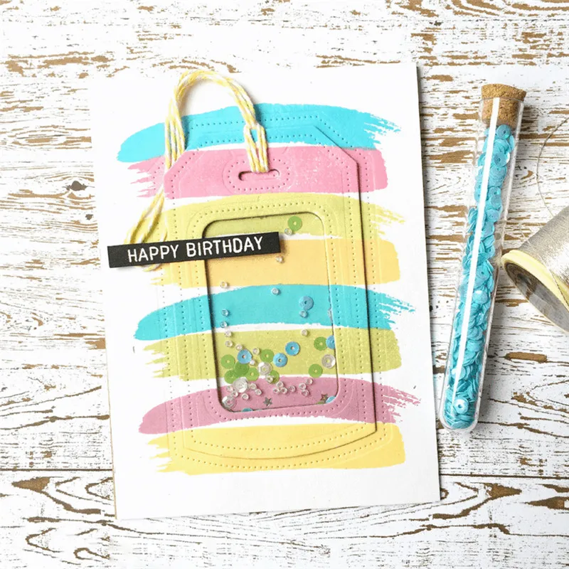 

InLoveArts Tag Creative Dies Metal Cutting Dies Stencils for DIY Scrapbooking Album Paper Card Embossing Diecut New