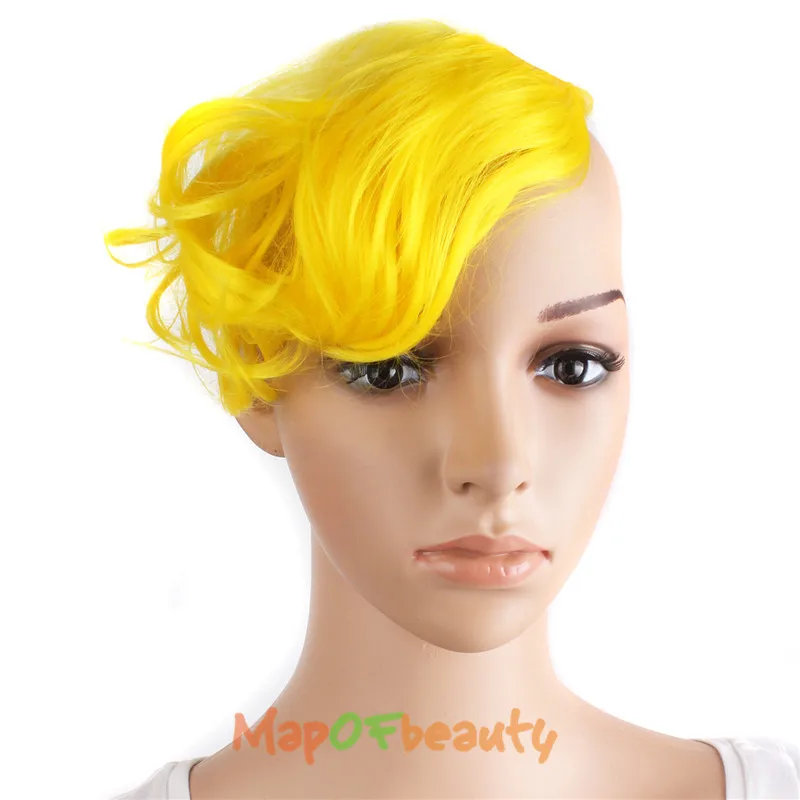 Накладные волосы MapofBeauty розовые красные золотые зеленые 10 видов цветов