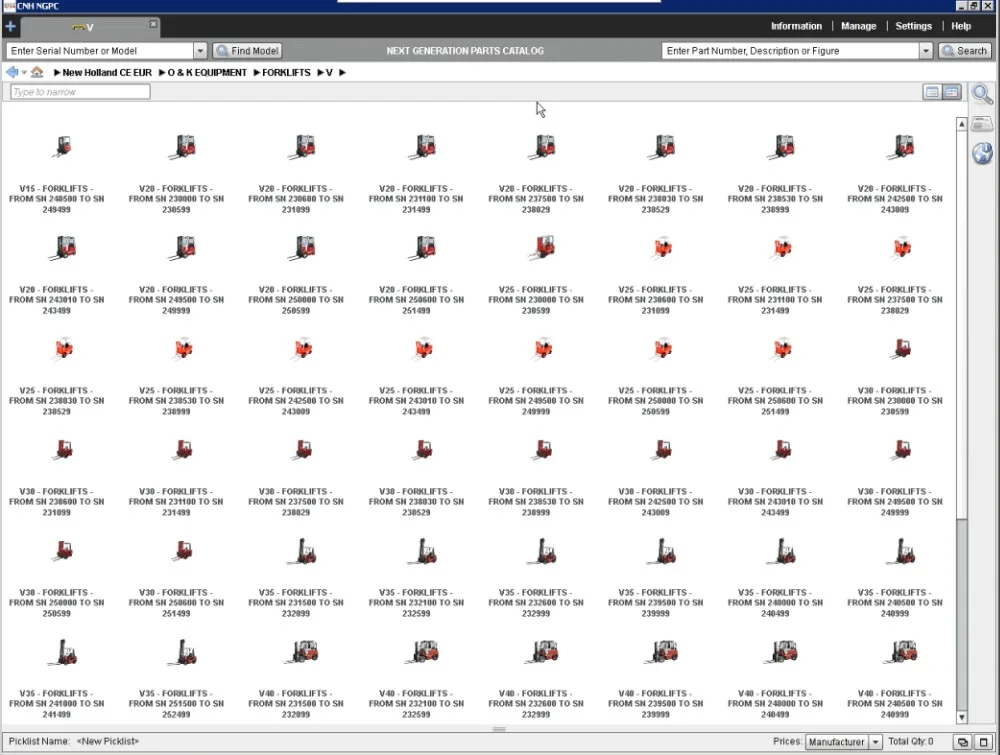 

New Holland Construction Europe [10.2020] Spare Parts Catalogue