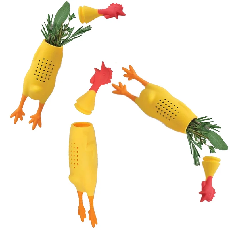 Crock-Chicken-Herb-Infuser-Food-Safe-Silicone-Coq-Herb-Infuser-Bouquet-Garni-Casseroles-Soups-Stews-Cooking