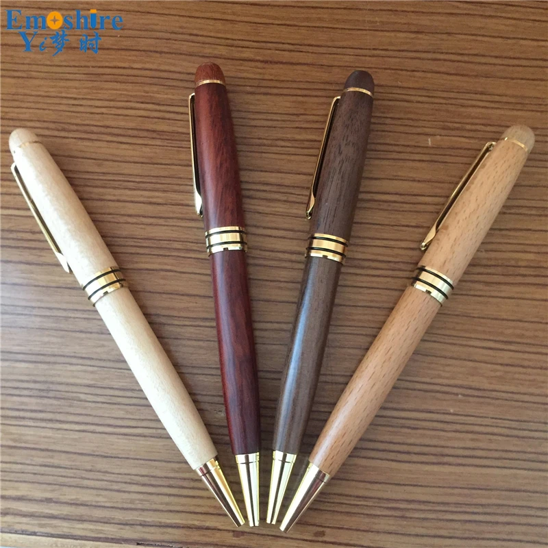 

Wooden Pencil Case and Wooden Ballpoint Pen Roller Ball Pen for Writing Top Quality Wooden Stationery for Weeding Gifts P130