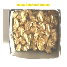 500 г Стоматологическая лабораторная продукция желтый металлический сплав для литья полностью Литой короны желтый хорошее качество на FCC литье металлического сплава