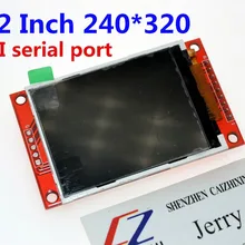 Умная электроника 2,2 дюймов 240*320 точек SPI TFT lcd последовательный порт Модуль дисплей ILI9341 5 V/3,3 V 2,2 ''240x320 для Arduino Diy