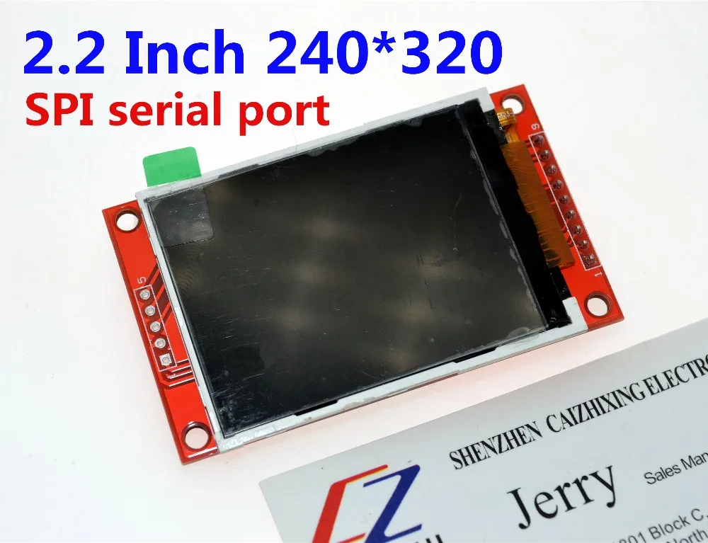 

Smart Electronics 2.2 Inch 240*320 Dots SPI TFT LCD Serial Port Module Display ILI9341 5V / 3.3V 2.2'' 240x320 for Arduino Diy