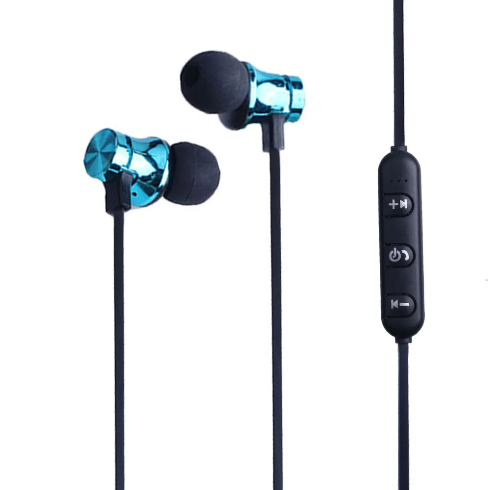 

2019 Magnetic Bluetooth Earphone V4.2 Stereo Sports Waterproof Earbuds Wireless in-ear Headset with Mic for iPhone Samsung