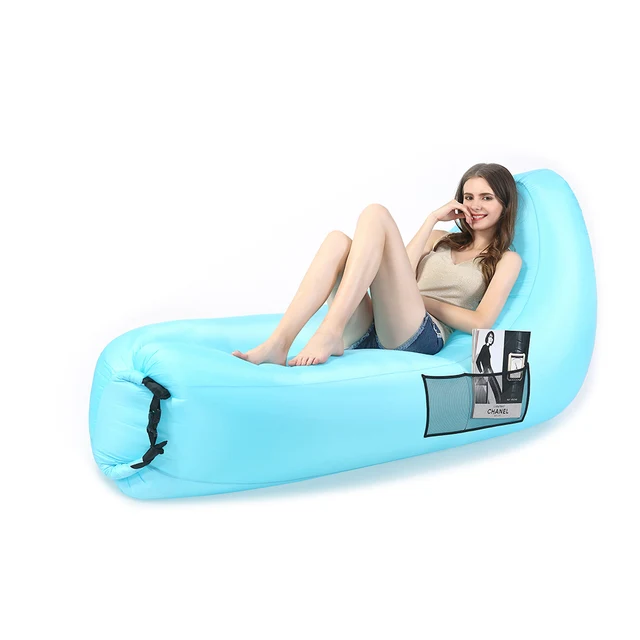 Newly Inflatable Air Bean Bag Chair Waterproof Dacron Beanbag Newly Inflatable Air Bean Bag Chair Waterproof Dacron Beanbag Recliner Home Sleeping Rest Sofa