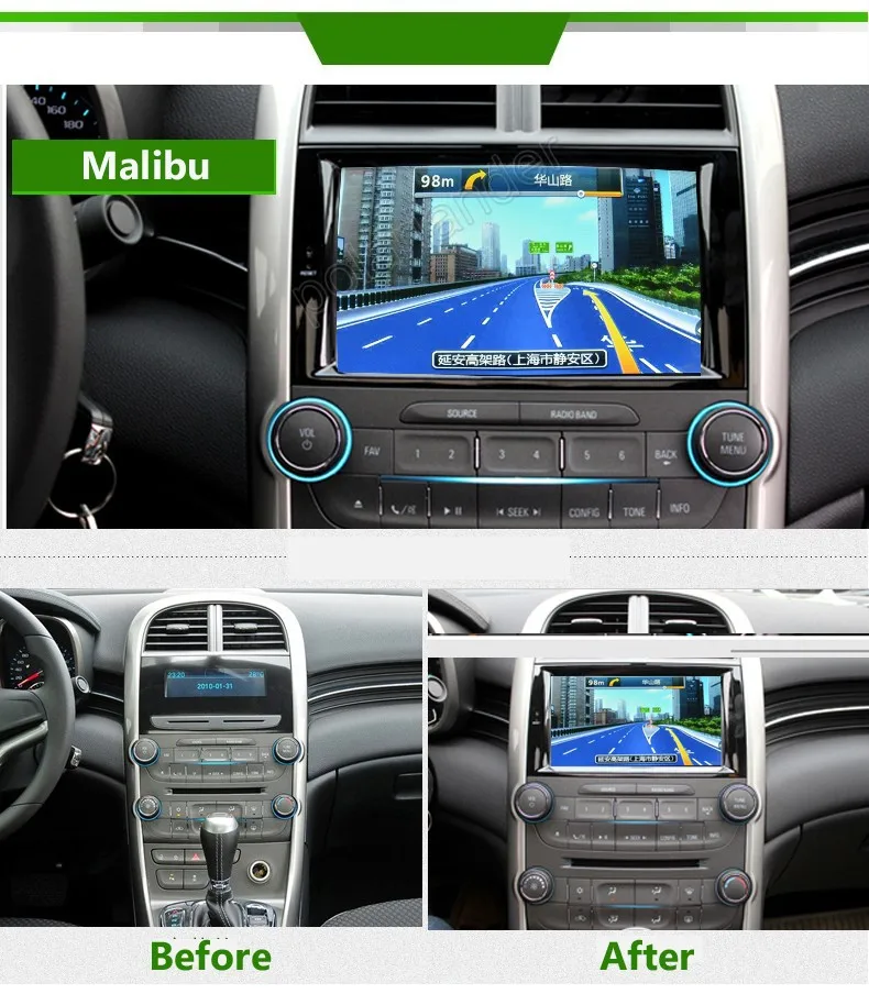 Best 2 Din Car DVD Player Bluetooth Fit CHEVROLET MALIBU Eighth generation 2013 2014 GPS TV 3G Radio Wheel Control 1