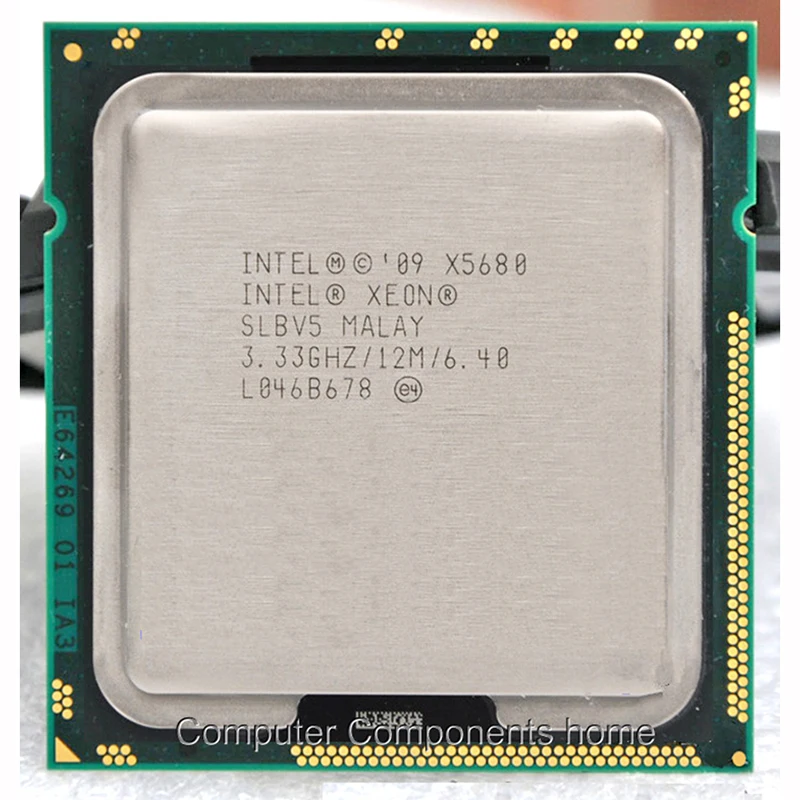 Процессор lntel Xeon X5680 LGA 1366 3 333 ГГц 12 МБ 6 ядер разъем 1366/6 4 GT/s QPI подходит для