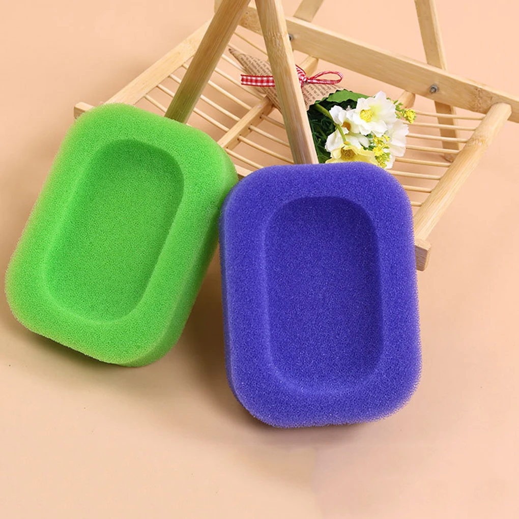 

New Arrived 1pcs Water Absorption Sponge Soap Dish Leachate Soap Tray Draining Holder Bathing Rest Room Dispenser Home Hotel