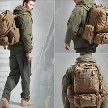 Военный тактический Molle штурмовой рюкзак, сумка для альпинизма, уличные сумки