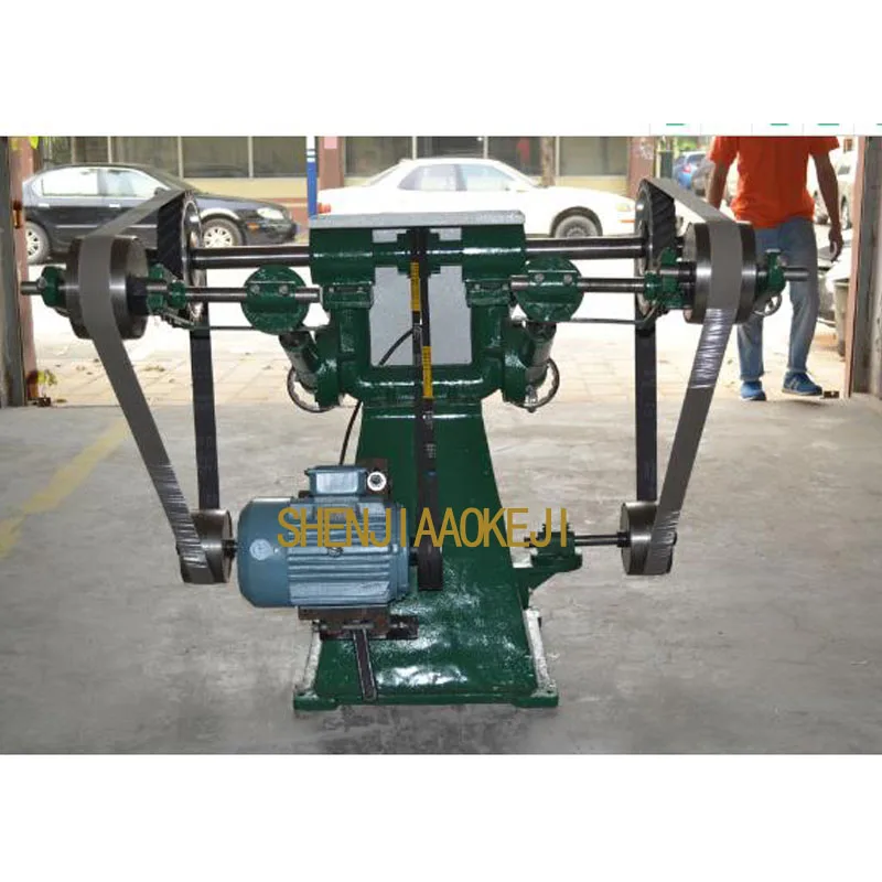 4kw electric sand belt machine Triangle sand belt grinding polishing machine swing arm type Telescopic sandblasting machine 1PC