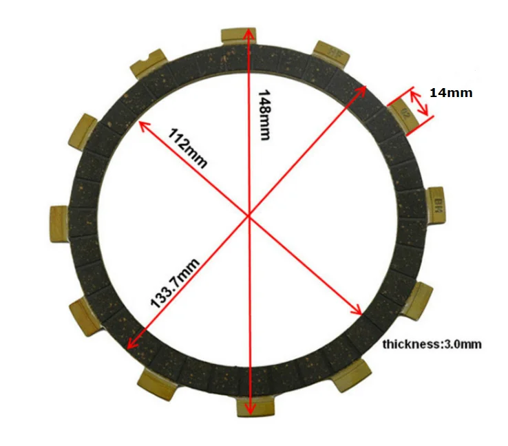 TDM850 Clutch disc