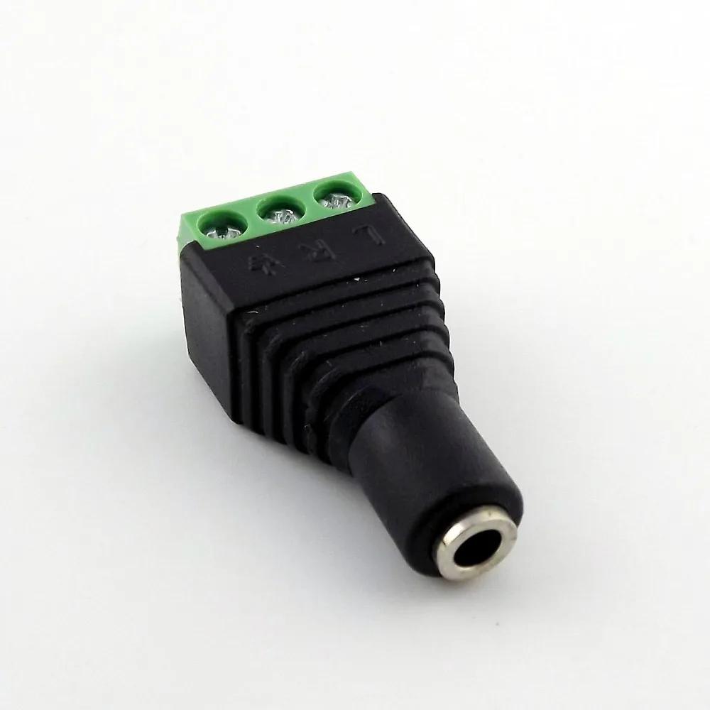2Pcs 35Mm 18 Stereo Female Jack To Av Screw Video Av Balun Terminal Plug Connector Adapter huismerk kopen in de aanbieding 2Pcs 35Mm 18 Stereo Female Jack To Av Screw Video Av Balun Terminal Plug Connector Adapter huismerk kopen in de aanbieding