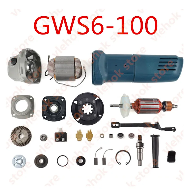 Сменная угловая шлифовальная машина для BOSCH GWS6 100 GWS 6 аксессуары