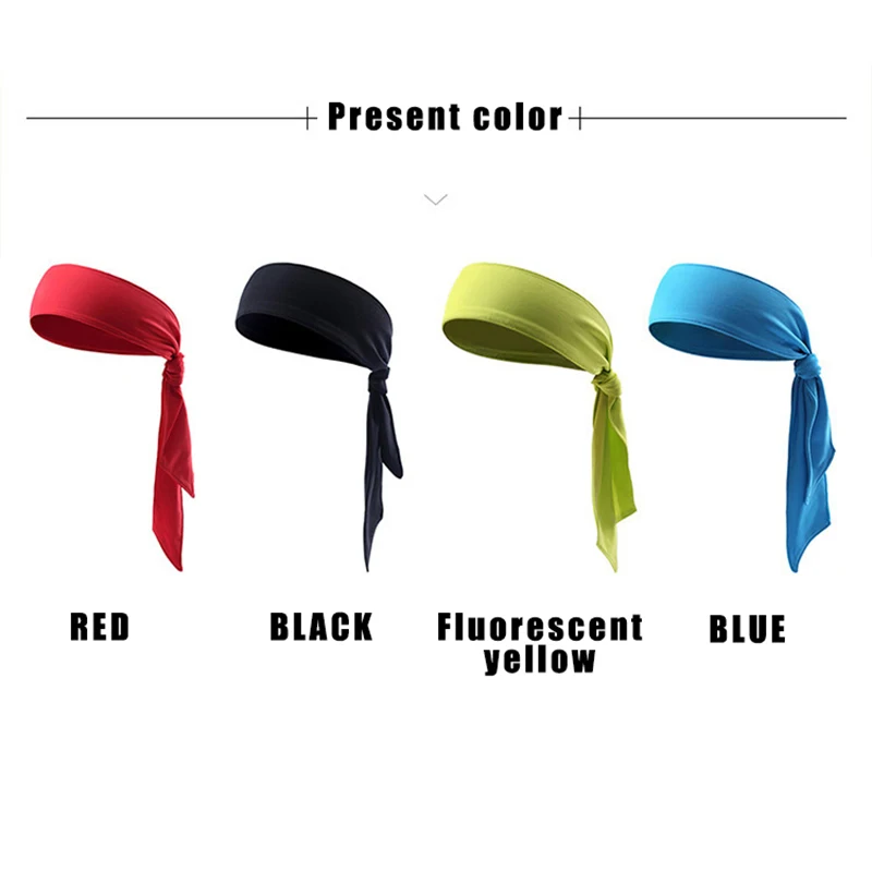 

Men /Women Milk Fiber Sports Sweat Headband Run Tennis Fitness Pirate Headband Sports Yoga Hair Ribbon Jogging Sports Accessori