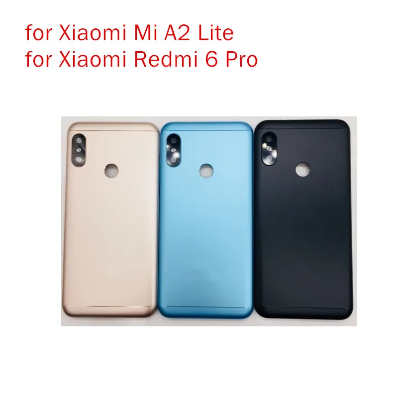 

for Xiaommi Redmi 6 Pro/ Mi A2 Lite Battery Back Cover for Xiaomi Redmi 6 pro Rear Door Housing Back Cover Repair Spare Parts