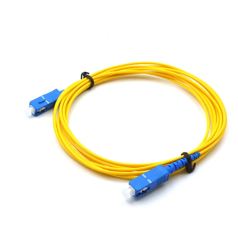 

SC 10PCS/bag SC UPC 3m 10m Simplex mode fiber optic patch cord SC UPC 3M FTTH fiber optic jumper cable 1m 2m 5m