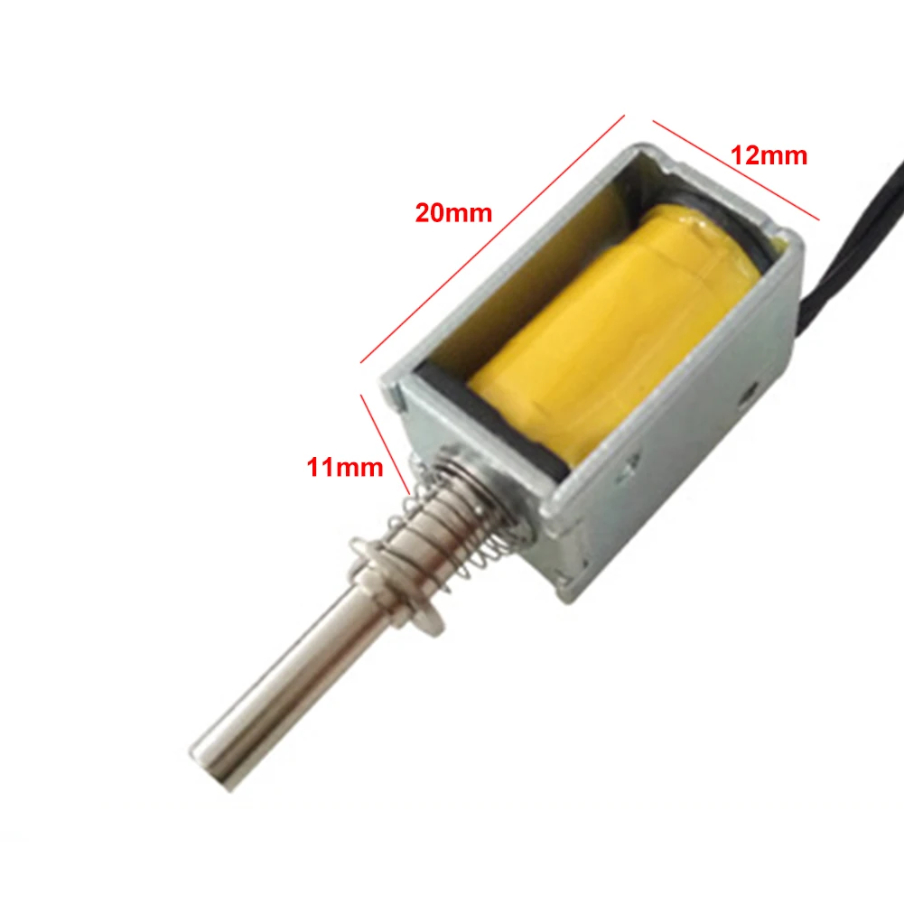Электрический Магнит Электромагнит бытовой DC открытый каркас привод линейный мини нажимной инструмент Аксессуары простота в эксплуатации