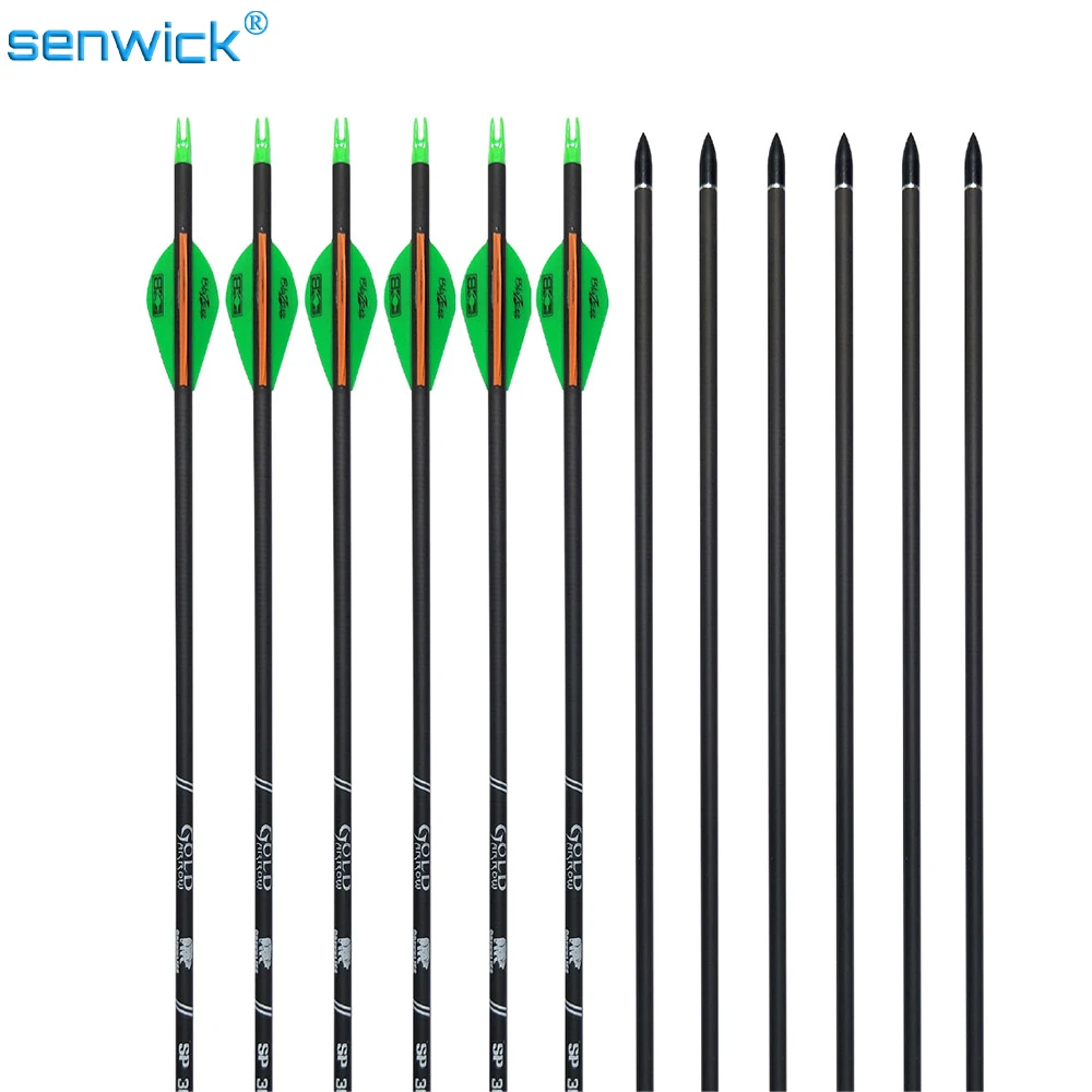 Стрелы карбоновые для тренировок и охоты 300 6 шт. 32 дюйма|arrow spine|carbon arrow spine 300arrow |