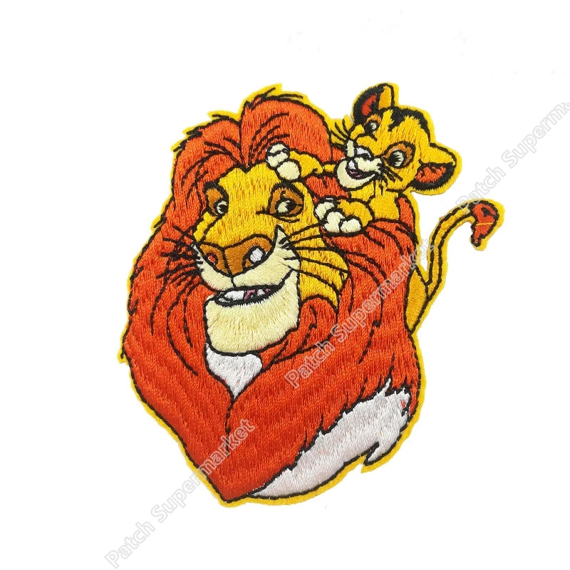 Lion Embroidered NEW IRON ON and SEW Patch Heavy Metal Custom design patch available |