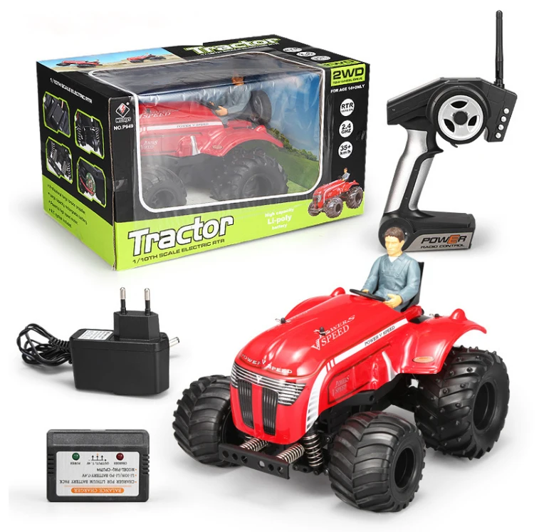 

RC Car WLtoys P949 2.4G Remote Control Car 1:10 Electric Two-Drive Tractor With A Four-Channel Multi-Function Stunt