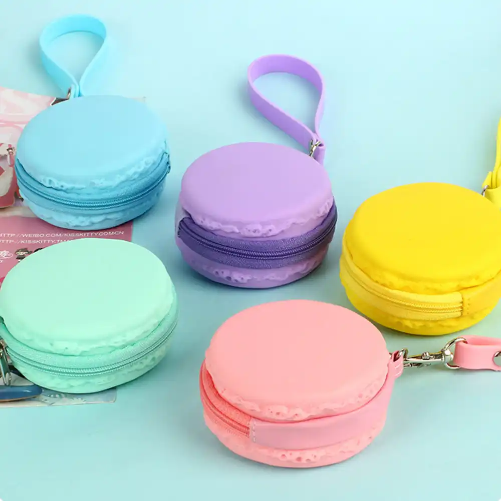 Macaron Coin Purse Change purse Money pouch Earplug purse