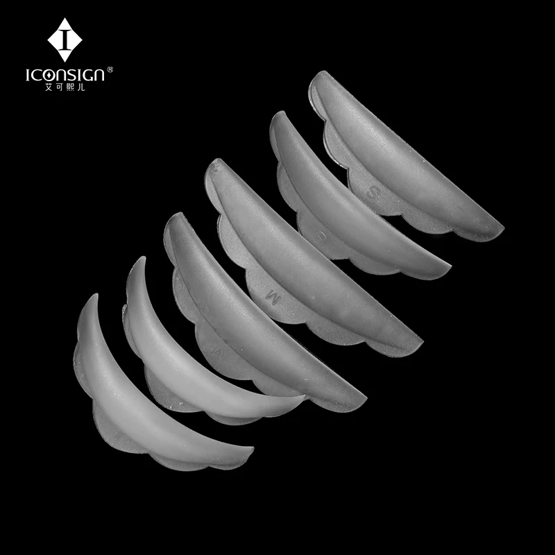 

Promotion 1 Bag 3 pairs Recycling eyelash perm rods S M L silicone eyelash perm rods for eyelash perm Eyelash tools