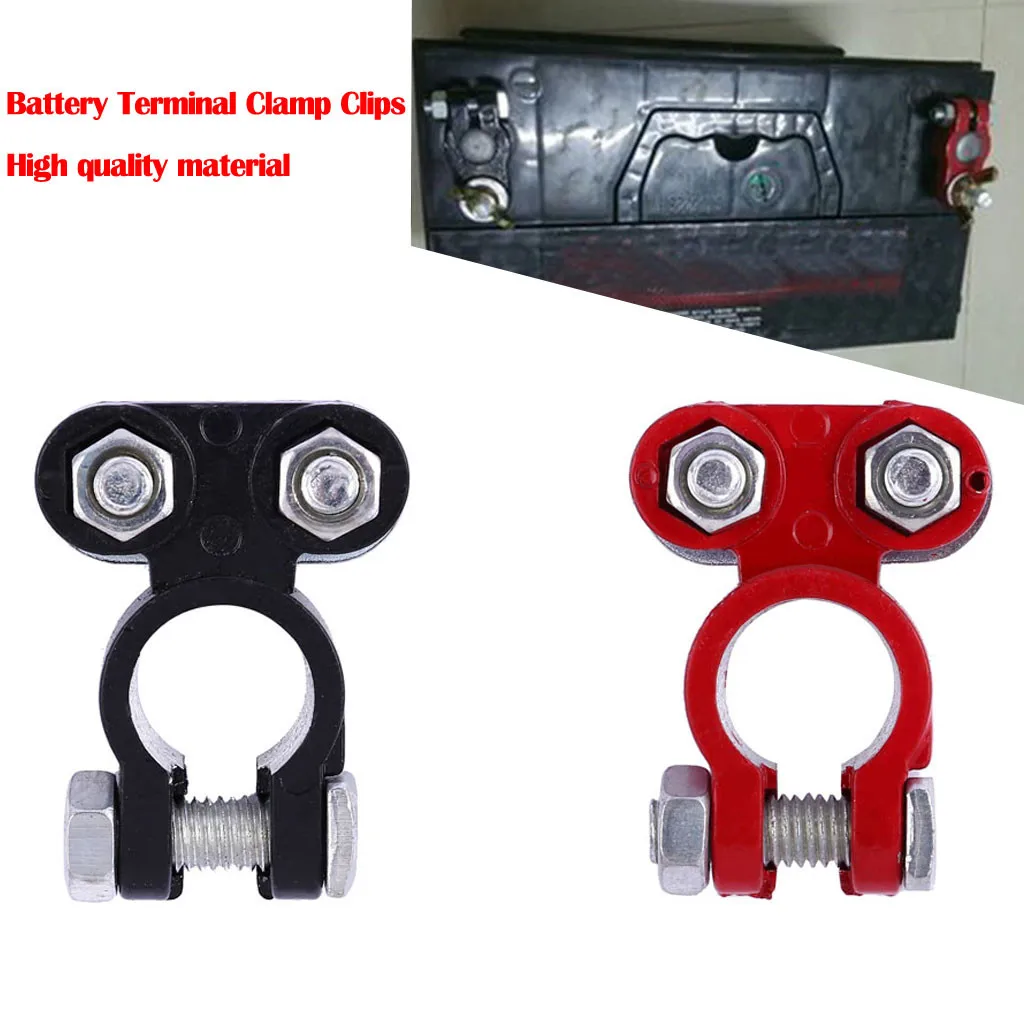 

Franchise 2 Pcs Automotive Car Boat Truck Battery Pack Terminal Clamp Clip Connector Coated Wing Nuts Converts A Standard #0604