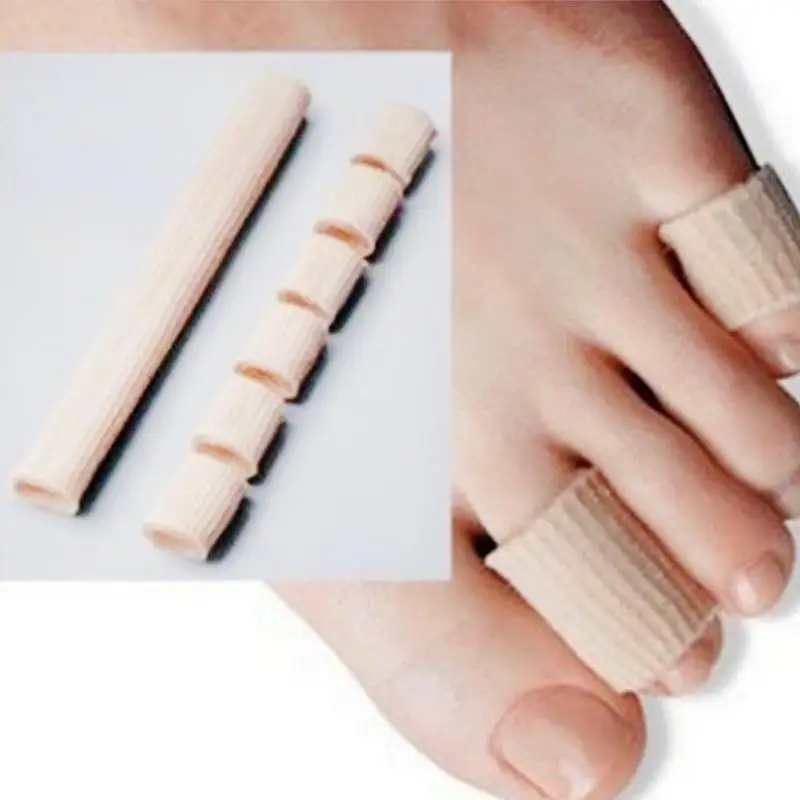 

BellyLady Finger & Toe Protectors Fabric Gel Tube Bandage Pain Relief Guard For Feet Care Insoles Massage Health