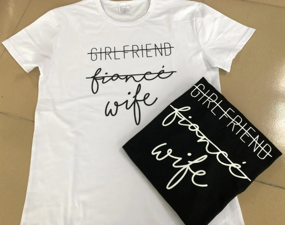 Fidanzata fidanzato moglie t-Shirt Future Mrs Tumblr Tee regalo di  fidanzamento camicia da sposa addio al nubilato magliette alla moda in  cotone