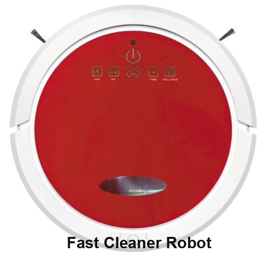 Мощный всасывающий пылесос для влажного и сухого робота с Wi-Fi управлением смартфоном, резервуаром для воды, литий-ионным аккумулятором 3350 мАч - Цвет: Red