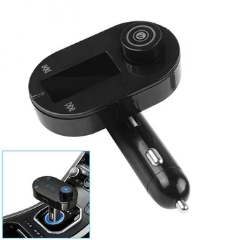 

T9S Car Mp3 Player Wireless Bluetooth FM Transmitter FM Modulator Hands Free Car Kit USB Charger DFDF