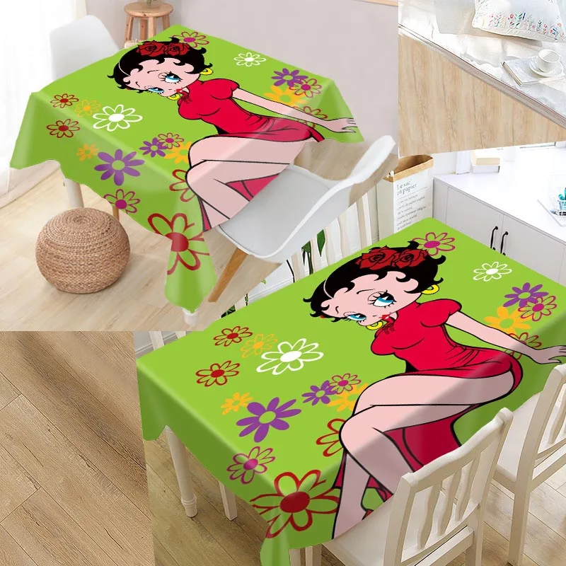 Шунцянь пользовательские betty boop скатерть квадратная/Прямоугольная Скатерть для свадьбы скатерти покрытие ТВ чайная скатерть - Цвет: tablecloth16