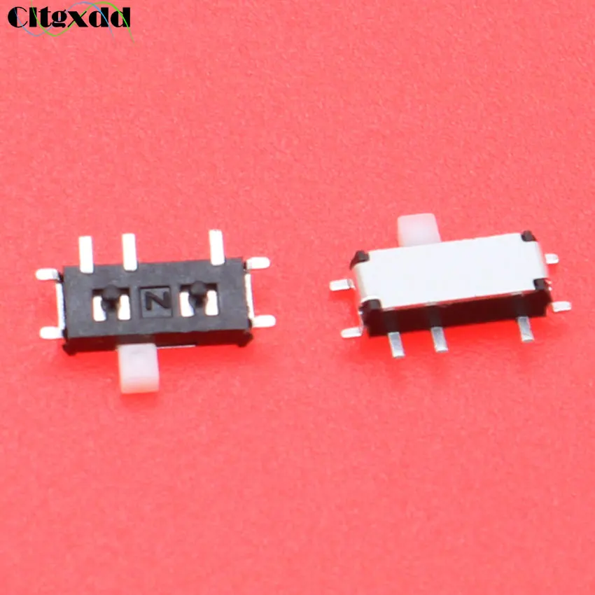 Cltgxdd 1 шт. мини тумблер 7pin вкл./выкл. 1P2T SPDT SMD ползунковый переключатель для MP3