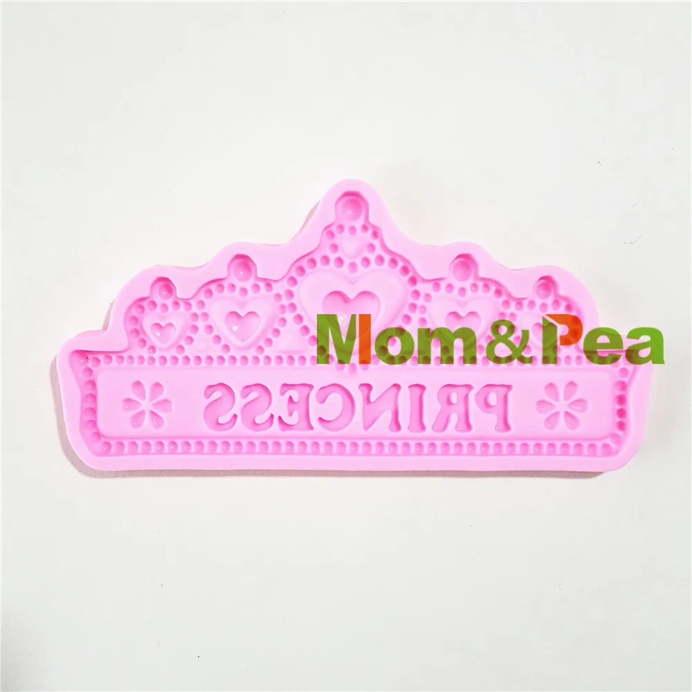 Mom&Pea 1302 Free Shipping Princess Silicone Mold Cake Decoration