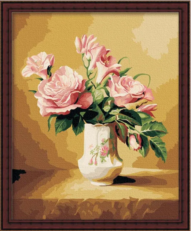 Paint by Number Roses: Capturing the Beauty of Flowers