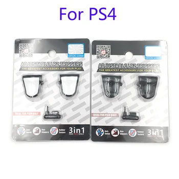 

3 in 1 R2 L2 Adjustable Trigger Extenders W/ Dust plug Dual Triggers Attachment for Playstation PS4 Dualshock 4 PS4 Slim PS4 Pro