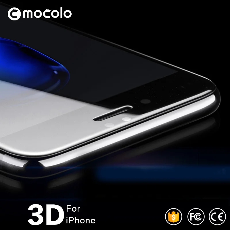 Для iPhone 8 7 6 6s защита экрана Mocolo Настоящее 3D полное покрытие 9H Закаленное стекло пленка для iPhone X Xs Max XR защита экрана