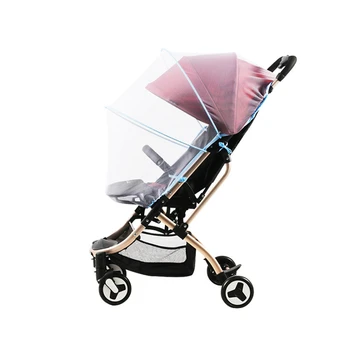 

Infants Baby Stroller Pushchair Cart Mosquito Insect Net Safe Mesh Buggy Crib Netting Baby Stroller Accessories 2019 New
